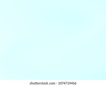 Pale blue background. Light blur backdrop. Delicate pattern. Abstract sky. Vector  holographic texture. Bright fluid liquid. Neon holography, smooth blur backdrop.  Hologram glitch effect. 