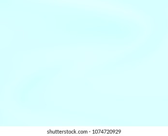 Pale blue background. Light blur backdrop. Delicate pattern. Abstract sky. Vector  holographic texture. Bright fluid liquid. Neon holography, smooth blur backdrop.  Hologram glitch effect. 