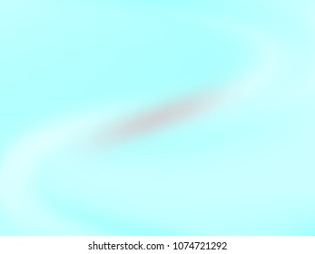 Pale blue background. Light blur backdrop. Delicate pattern. Abstract sky. Vector  holographic texture. Bright fluid liquid. Neon holography, smooth blur backdrop.  Hologram glitch effect. 