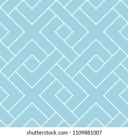 Pale blue geometric print. Seamless pattern for web, textile and wallpapers