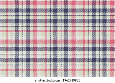 pale blue and pink stripes on white fabric texture of traditional checkered tartan repeatable ornament for plaid, tablecloths, shirts, clothes, dresses, bedding, gingham