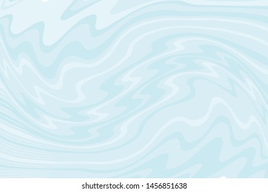 Pale blue wavy pattern. The texture of the water. Abstract natural background with different shades of blue. Vector illustration