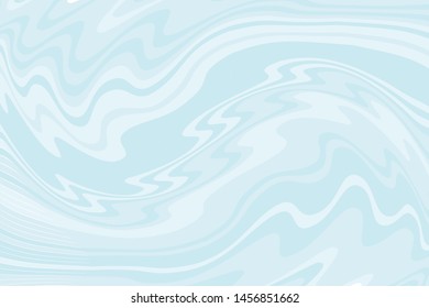 Pale blue wavy pattern. The texture of the water. Abstract natural background with different shades of blue. Vector illustration