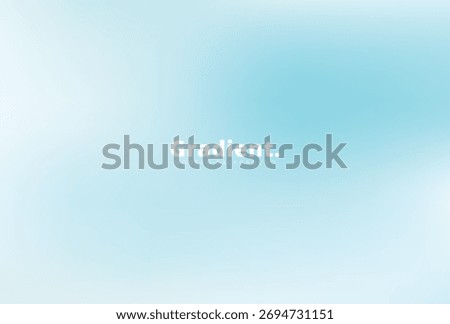 Pale blue and white gradient background with the word gradient in white text, ideal for web design, digital art, and creating a serene, airy atmosphere in your projects