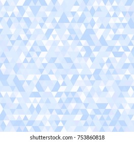 pale blue, white triangle background vector image eps10