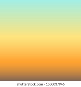 Pale Blue & Yellow Gradient Background Vector 