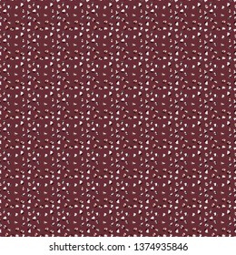Pale brown, gray and white seamless pattern with cupcakes. Cute birthday background on brown, gray and white. Sweets background design. Vector illustration.