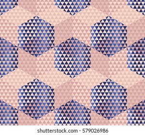 pale color geometry hexagon seamless fabric sample. geometric pattern swatch vector illustration for wrapping paper, background