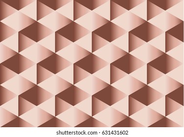 pale color rosy tender elegant abstract repeatable motif. geometry feminine wallpaper illustration. chic wrapping paper seamless pattern with 3d illusion