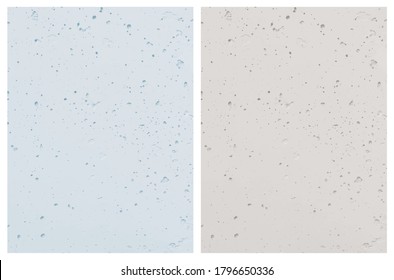 Fondo del vector texturado de color pálido. Pared de concreto azul claro y gris claro. Fondo grueso. Vieja superficie Beton. Sin texto. Cement Style Blank. Impresión de pared mordaz.