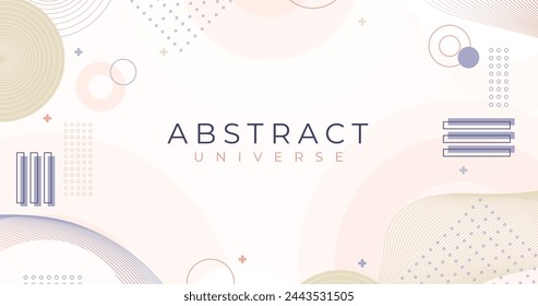 Pale colored flat design abstract background vector design in eps 10