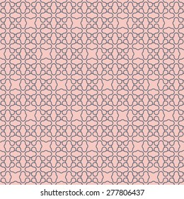 Pale geometric simple seamless pattern. Vector background