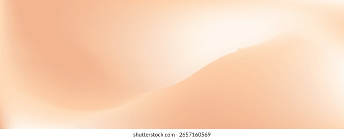 Heller Farbverlauf-Hintergrund mit weicher Perlstruktur und warmem neutralem Farbverlauf. Luxuriöse Champagner-Töne in Creme beige für elegante Hochzeitstapeten. Zarte Seidenmuster oder subtile goldene Akzente.