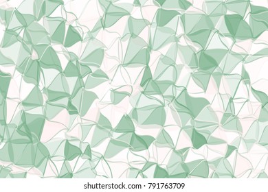Pale green, beige polygonal abstract background Low poly crystal pattern Design with triangle shapes Pattern suitable for backgrounds, Wallpaper, screen savers, covers, print, business cards, posters