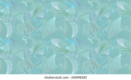 pale green floral background