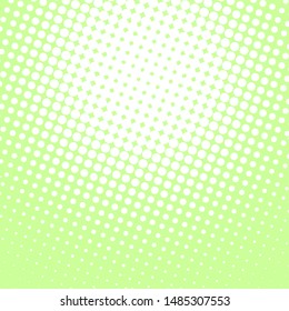 Pale green pop art background with dots design, abstract vector illustration in retro comics style