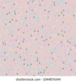 Pale pastel color vector seamless pattern whith sparkling tulips. Texture for textile, wrapping paper, scrapbooking design