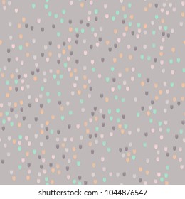 Pale pastel color vector seamless pattern whith sparkling tulips. Texture for textile, wrapping paper, scrapbooking design