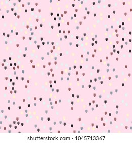 Pale pastel color vector seamless pattern whith sparkling tulips. Texture for textile, wrapping paper, scrapbooking design