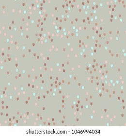 Pale pastel color vector seamless pattern whith sparkling tulips. Texture for textile, wrapping paper, scrapbooking design