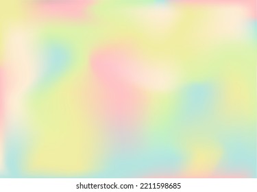 Pale pastel striped blue yellow pink gradient banners. Rainbow poster for wallpaper app labels. Mint cyan mauve background for media post wallpaper. Mockup for web cards presentation ads invitation.