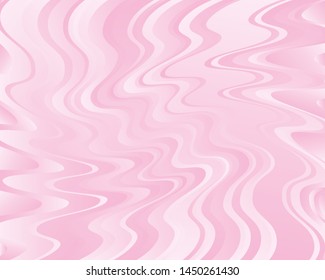 Pale pink background. Light blur backdrop. Delicate pattern.Wavy pattern. Vector  holographic texture. Wave fluid liquid. Neon holography, smooth blur backdrop.  Hologram glitch effect. 