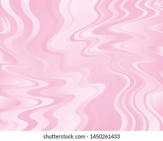 Pale pink background. Light blur backdrop. Delicate pattern.Wavy pattern. Vector  holographic texture. Wave fluid liquid. Neon holography, smooth blur backdrop.  Hologram glitch effect. 