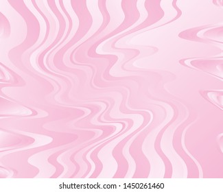 Pale pink background. Light blur backdrop. Delicate pattern.Wavy pattern. Vector  holographic texture. Wave fluid liquid. Neon holography, smooth blur backdrop.  Hologram glitch effect. 