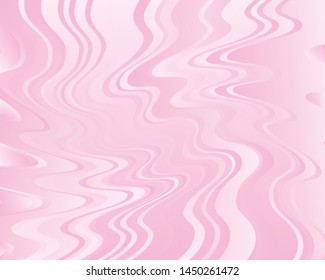 Pale pink background. Light blur backdrop. Delicate pattern.Wavy pattern. Vector  holographic texture. Wave fluid liquid. Neon holography, smooth blur backdrop.  Hologram glitch effect. 