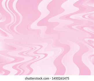 Pale pink background. Light blur backdrop. Delicate pattern.Wavy pattern. Vector  holographic texture. Wave fluid liquid. Neon holography, smooth blur backdrop.  Hologram glitch effect. 