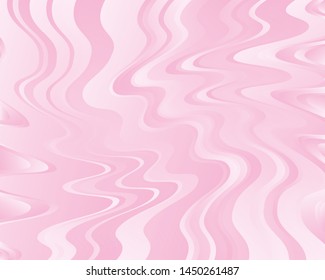 Pale pink background. Light blur backdrop. Delicate pattern.Wavy pattern. Vector  holographic texture. Wave fluid liquid. Neon holography, smooth blur backdrop.  Hologram glitch effect. 