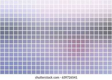 Pale pink grey blue abstract vector square tiles over white mosaic background