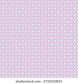 Patrón de repetición geométrica de diamante redondeado rosa pálido