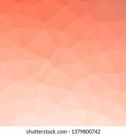 Pale red abstract polygonal background with triangle texture, vector illustration template