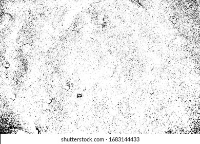 Pale Sandy Texture, Black And White Vector Abstraction. Beach Sand Grungy Surface With Sand Particles. Weathered And Rough Surface With Grit And Noise. Natural Rustic Retro Texture. Sand Paper Overlay