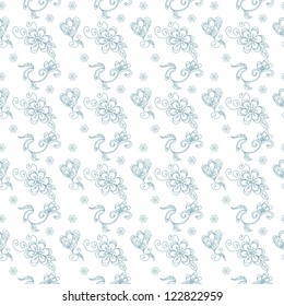 Pale seamless pattern