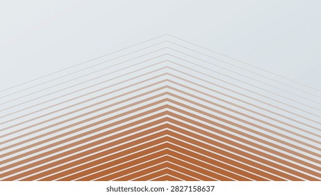 Pale slate background with layered rust chevron bands rising from the base and calm copy space at the top