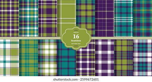 Pale Straw Seamless Tartan with Warm Honey accents Textile Design