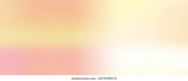 Pale vague fairy tale abstract background material_yellow orange color