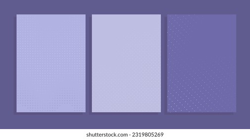 pale violet minimal cover background with square halftone