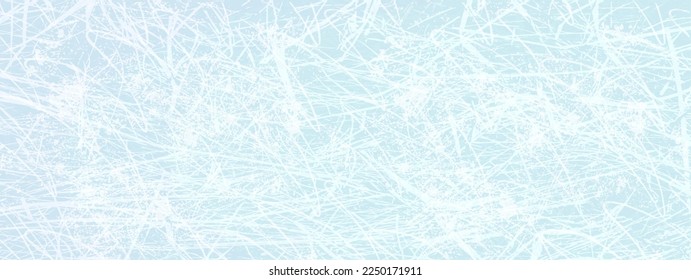 Pale white-blue ice texture. Use as background. Cracks, cobwebs, hay, threads. Internet. Vector illustration. Base, template, substrate for any decor, text, logo. Eps10
