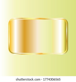 Pale yellow background. Golden button.
