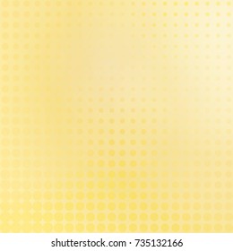 Pale yellow peach dotted background. Transparent halftone background. Vector illustration