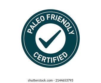 paleo friendly icon vector illustration 