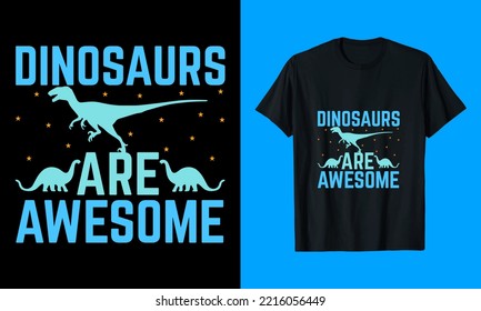 Paleontologist T-Shirt Design, Triceratops T-Shirt Design, Dinosaurs T-Shirt Design