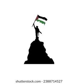 PALESTINA DUNIA ARAB ISLAM BENDERA