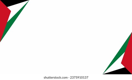 Palestine abstract background vector illustration. Simple background with palestine color. Abstract background for wallpaper, landing page, banner or layout