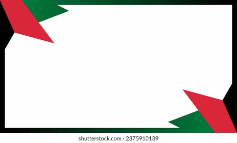 Palestine abstract background vector illustration. Simple background with palestine color. Abstract background for wallpaper, landing page, banner or layout
