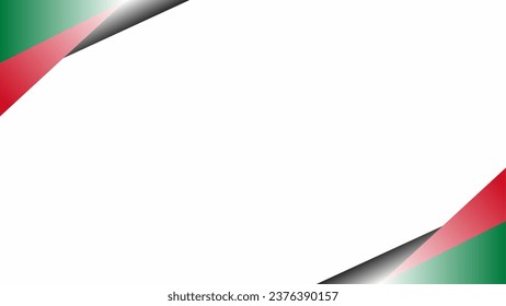 Palestine abstract background vector illustration. Simple background with palestine color. Abstract background for wallpaper, landing page, banner or layout