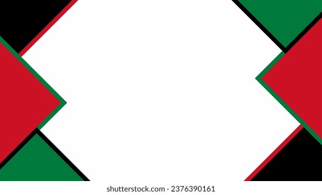 Palestine abstract background vector illustration. Simple background with palestine color. Abstract background for wallpaper, landing page, banner or layout